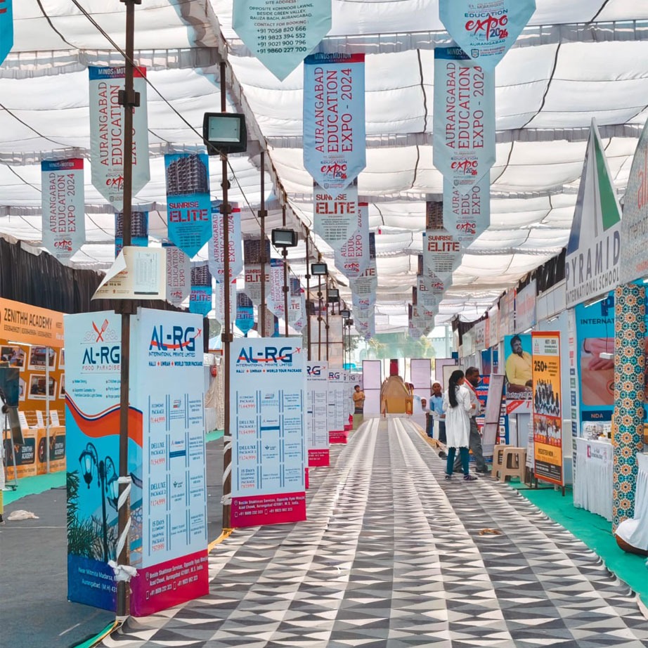 Exhibition stalls at Education Expo