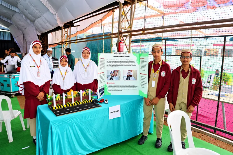 Smart Street Light Science Fair Team